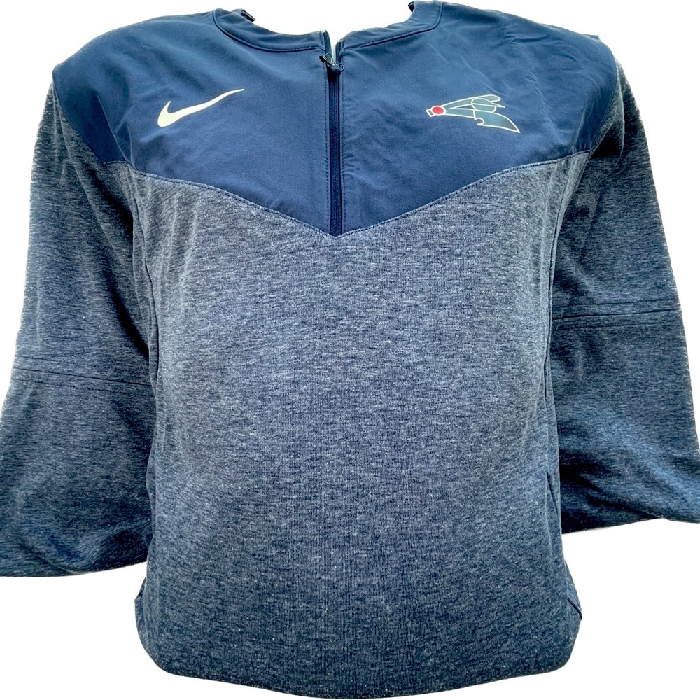 Nike Navy Authentic Collection Game Time Performance Long Sleeve